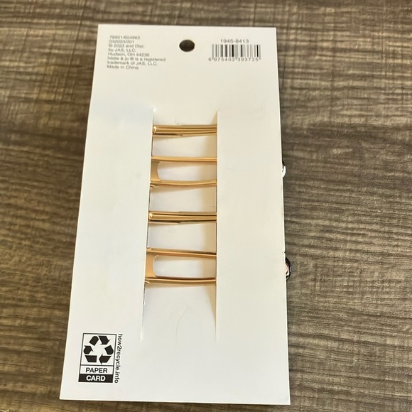 Black and White Cow Print Hair Clips - Picture 6 of 6